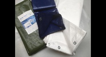 Afdekzeil | Bouwzeil | Dekzeil | Dekkleed | Bache | PE-260 -- Extra zwaar! | 10x15 Groen