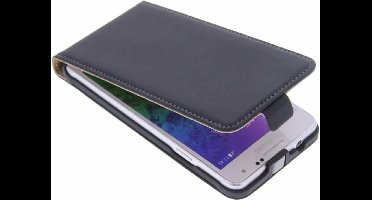 Mobiparts Premium Flip Case Samsung Galaxy Alpha Black