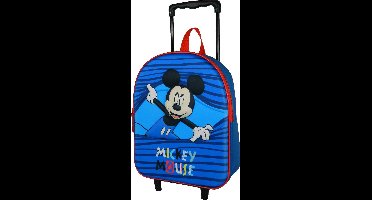 Mickey Mouse kleutertrolley rugzak Bleu