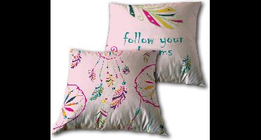 Aymax Dromenvangerkussen 35 X 35 Cm Roze