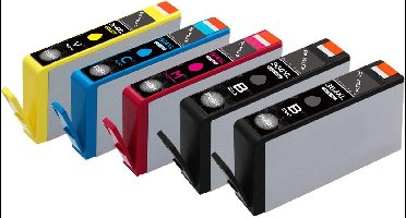 ReYours® HP 364 XL 364XL Compatible Inktcartridge 5-pack met chip inktniveau weergeven