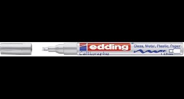 Edding 753 glanslakmarker kalligrafie Zilver