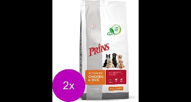 Prins Fit-Selection Kip&Rijst - Hondenvoer - 2 x 2 kg