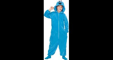 Onesie Koekiemonster Kostuum Kind Licentie - 5-6 Jaar