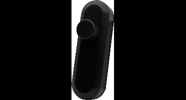 EcoDim - LED Snoerdimmer - ECO-DIM.08 - Fase Afsnijding RC - Enkel Knop - 0-50W - Zwart