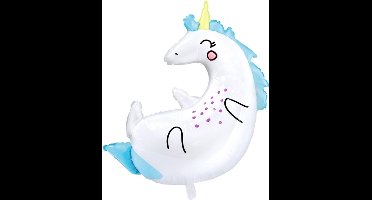Partydeco - Folieballon Eenhoorn (1 stuks)
