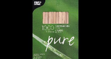 houten roerstaafjes 18 cm - 1.000 stuks