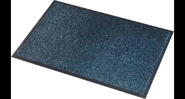 Wicotex - Deurmat - Droogloopmat Microm Absorberend Zwart - Grijs - Afmeting 60x80cm