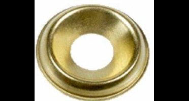 Kraalringen. Messing kleur. 13 x 4.8mm. Din-9410. 15 Stuks. Deltafix.