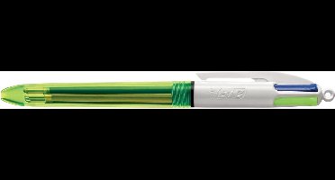 BIC 4 COLOURS FLUO BALPEN 1 stuk