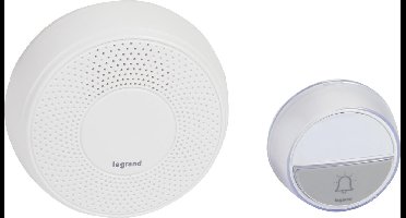 Legrand draadloze deurbel kit Comfort - 80dB - IP44 - 100 meter bereik - wit