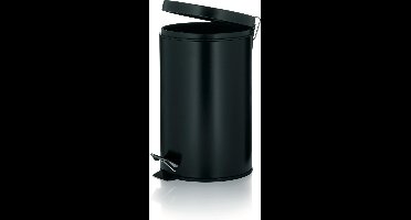 Kela Keuken Afvalemmer - Metaal - 12 l - Zwart