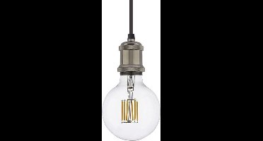 Groenovatie Vintage Hanglamp - E27 Fitting - Parelzwart - Zwart