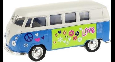 Welly Volkswagen Bus Blauw 10,5 Cm
