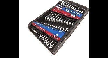 HBM 25 Delige Engelse Steek - Ringsleutelset