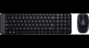 Keyboard and Mouse Logitech MK220 QWERTY Italian (Refurbished B)