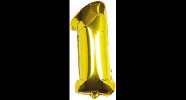 Ginger Ray Pick & Mix - Folieballon cijfer 1 - goud