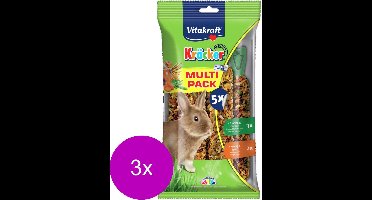Vitakraft Konijn Kräcker Voordeelpak - Konijnensnack - 3 x 5 stuks