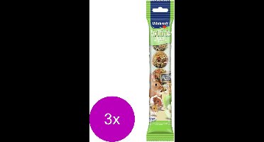 Vitakraft Rollinis Appel - Knaagdiersnack - 3 x 48 g