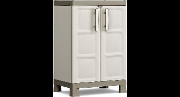 Keter Excellence Opbergkast laag - 45x65x97cm - Beige/Taupe