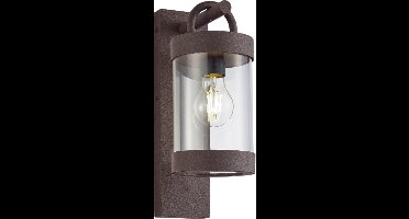 TRIO SAMBESI - Wandlamp - Roestkleur - excl. 1x E27 4W - Schemeringsensor - Buitenverlichting - IP44