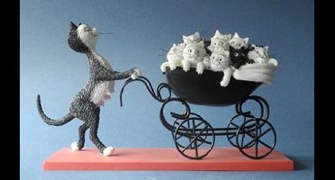 Albert Dubout - Beeldje Le Landeau