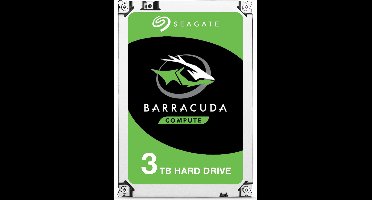 Seagate BarraCuda Serie - Interne Harde Schijf - 3TB - 5400 RPM