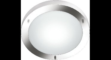 TRIO Condus - Plafondlamp - Nikkel mat - excl. 1x E27 60W - Badkamerverlichting - IP44