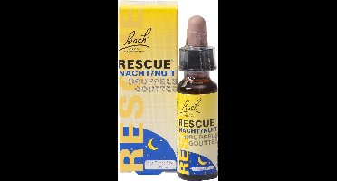 Bach rescue druppels nacht - 10 ml - Voedingssupplement
