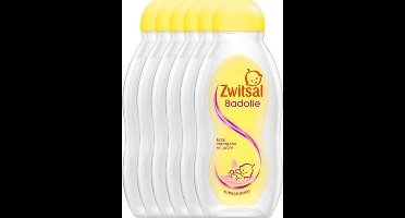 Zwitsal Baby Badolie - 6 x 200 ml - Voordeelverpakking