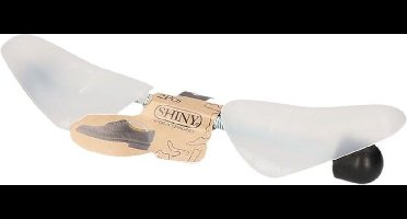 Storage Solutions schoenspanners - 2x stuks - wit - metalen veer - kunststof - maat 37 tot 48