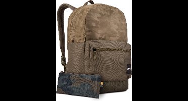 Case Logic Campus Founder 26L - Laptop Rugzak 15 inch - Groen Camo