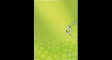 Leitz WOW elastomap uit PP formaat A4 groen