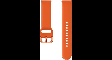 Samsung Siliconen bandje - Samsung Galaxy Watch Active - oranje