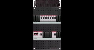 ABB groepenkast 1 fase met 7 groepen en afmetingen 330x220 mm