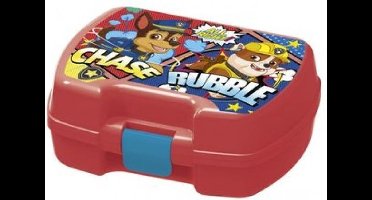 PAW Patrol - Vershouddoos - Chase/Rubble - Lunchbox - 330ml - Rood