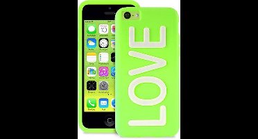 PURO iPhone 5C Back Cover Night Glow Love - Groen