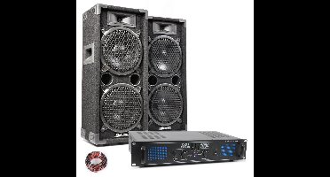 SkyTec MAX28 met SPL1000 versterker - 1000W complete installatie