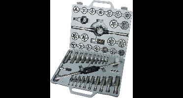 Brüder Mannesmann M53245 Schroefdraadsnijderset 45-delig Metrisch M6, M8, M10, M12, M14, M16, M18, M20, M22, M24