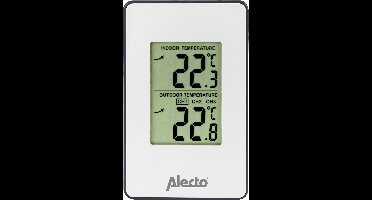 Alecto WS-1050 - Professioneel Weerstation met draadloze Buitensensor - Wit/Zwart
