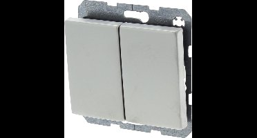 Berker K5 Serieschakelaar - Inbouw - RVS