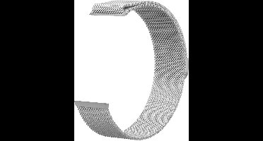 Bandje geschikt voor Fitbit Versa - Zilver Milanese Band