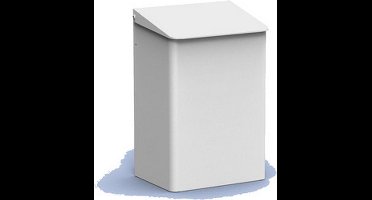 MediQoline | Afvalbak | Gesloten | Wit | Inhoud: 15 liter