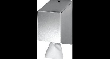 Euro Poetspapier dispenser RVS