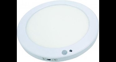 Led Plafonniere met bewegingssensor 18w - Ø220mm - 1350 Lumen - 3000K Warm Wit - IP20