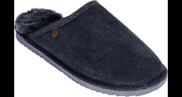Warmbat Classic Suede Pantoffels - Dark navy - Maat 38