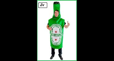 2x Bierfles pak foam