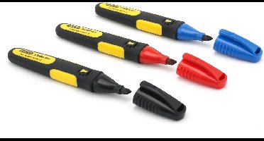 STANLEY FatMax Markeerstift Rood/Zwart/Blauw (x3) - 0-47-315