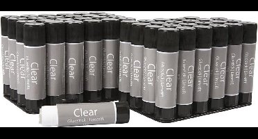 Creativ Company lijmstift transparant 48 stuks - hobbylijm voor papier en karton.
