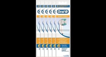 10x Oral B Opzetborstels Simply Clean White Eb17b Voordeelverpakking
